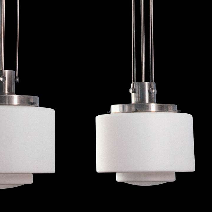Set of 5 hanging lamps